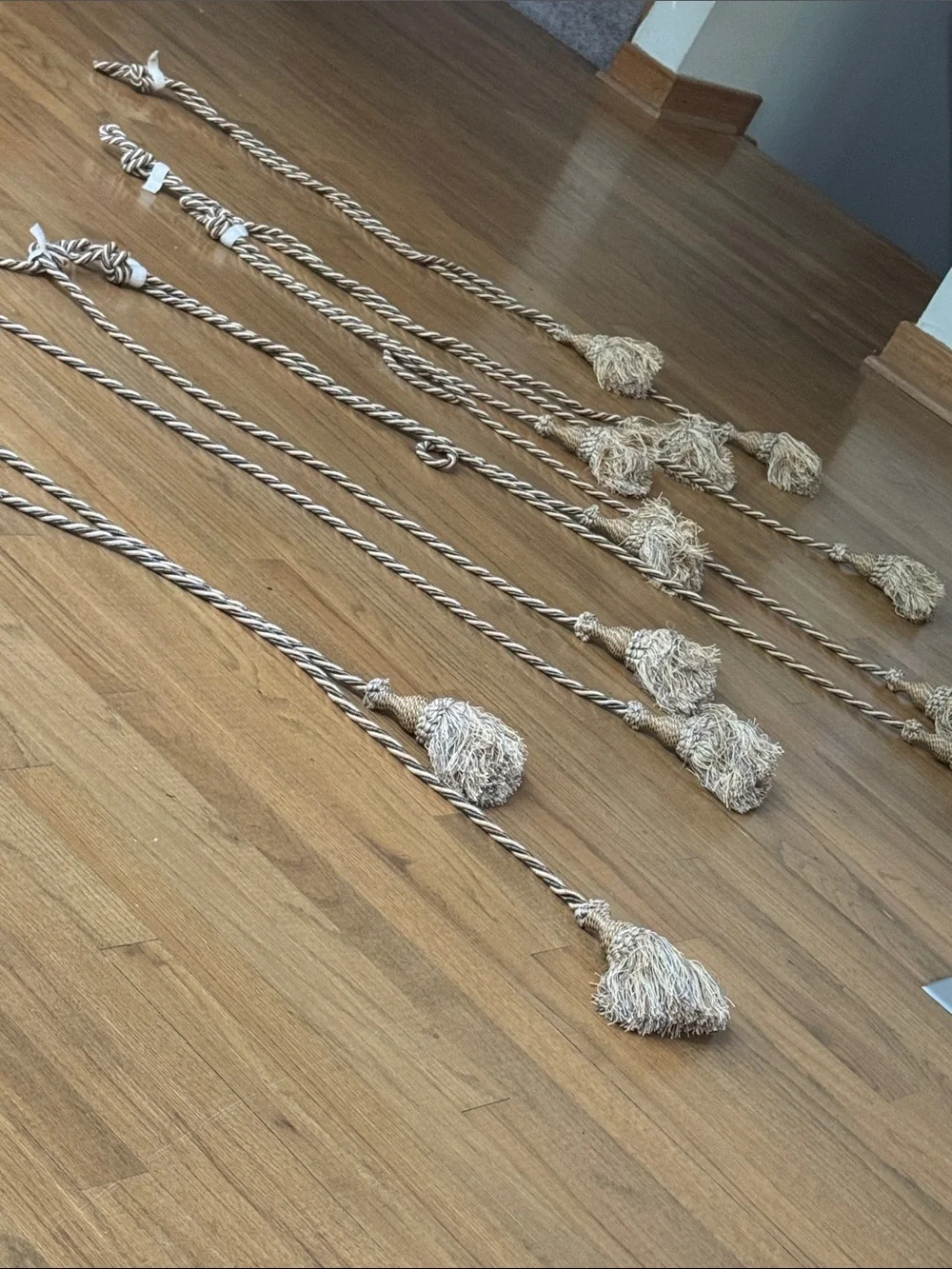 6 Luxury Curtain Ties |. Purchased from a multi Million Estate